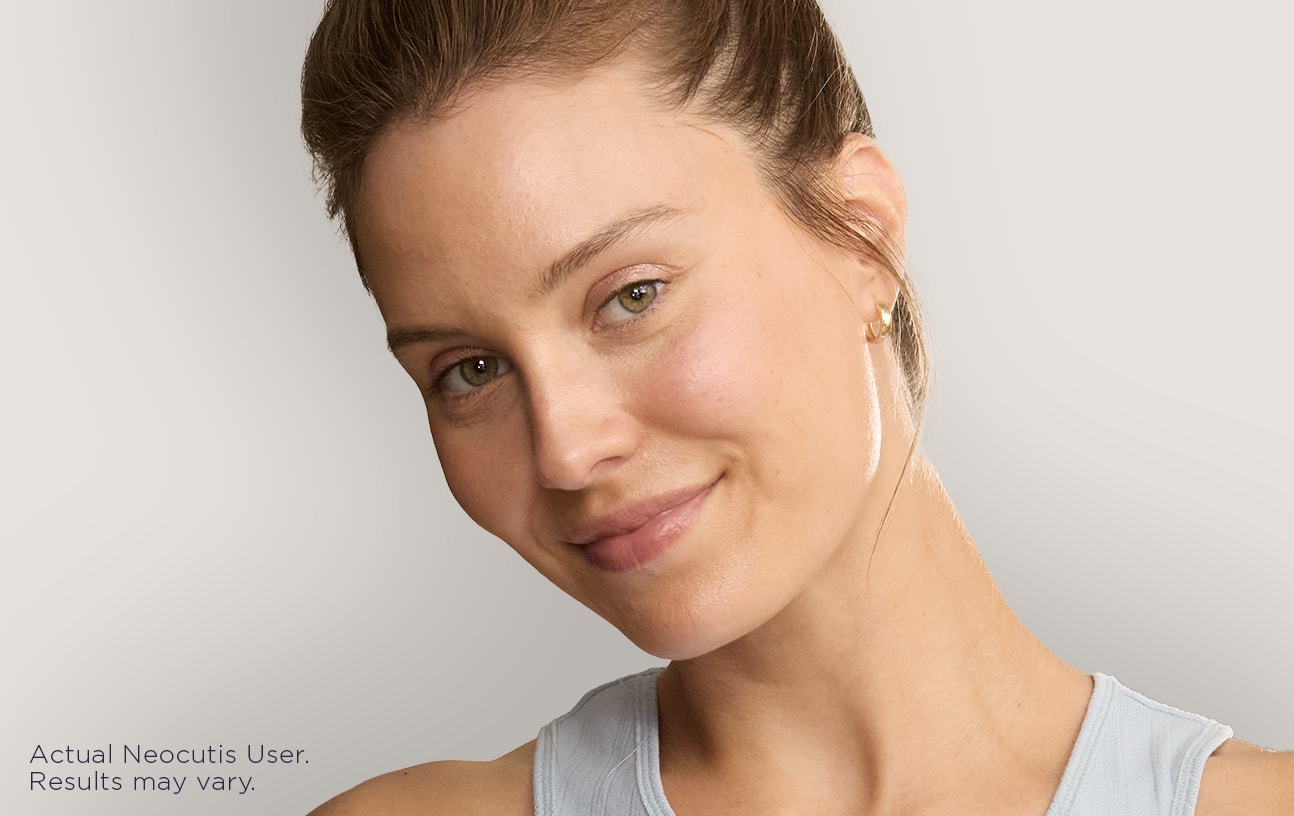Actual Neocutis user demonstrating skincare results